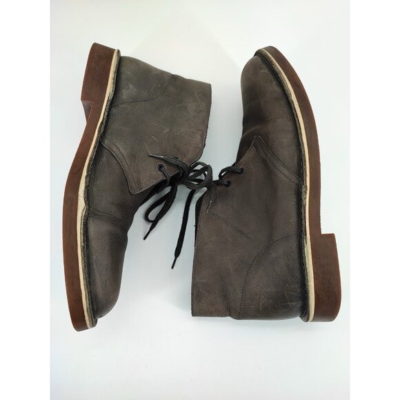 Clarks Men\'s Bushacre 2 Chukka Brown Leather Boots Size 13M US main image 9